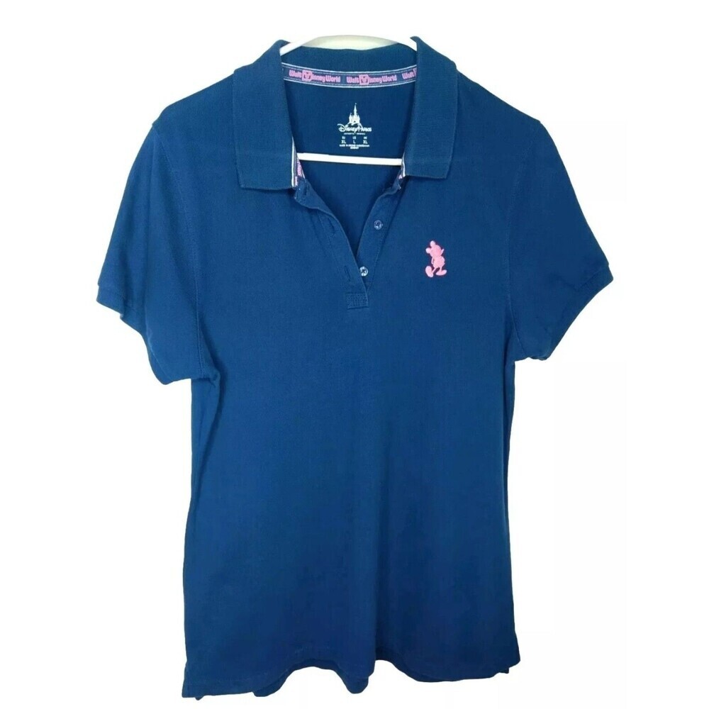 Disney Parks Mickey Mouse Embroidered Polo Large